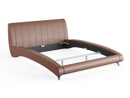 Кровать Сонум Verona Рогожка Деним 140х200