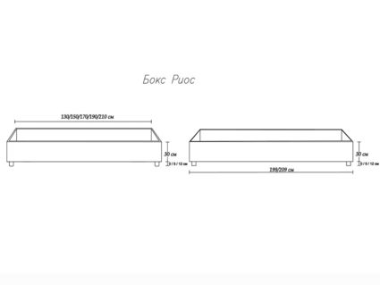 Кровать Димакс Риос Нуар
