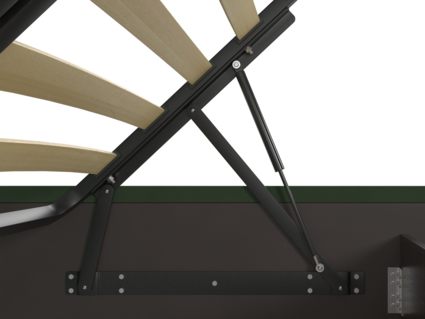 Кровать Lonax Милана велюр Dolly-2 (с подъемным механизмом) 200х195