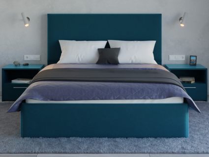 Кровать Lonax Фелиса велюр Dolly-17 (с подъемным механизмом) 140х200