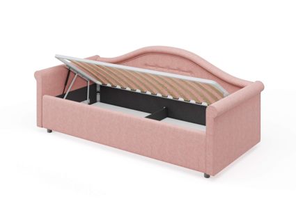 Кровать Сонум Maria Рогожка Мокко (с подъемным механизмом) 80х190