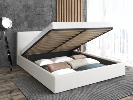 Кровать Sontelle Belart Luxa milk с подъемным механизмом 180х190