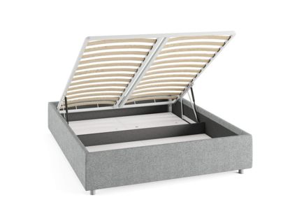 Кровать Сонум Scandinavia Экокожа Белая (с подъемным механизмом) 200х190