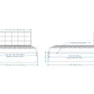 Кровать Lonax Адель велюр Dolly-1 (с подъемным механизмом) 140х200